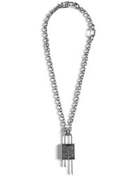 Givenchy - 4g Padlock Necklace - Lyst