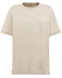 adidas - Terrex Xploric Logo Embroidered Short Sleeved T-shirt - Lyst