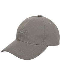 A.P.C. - Logo Embroidered Baseball Cap - Lyst