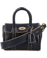 Mulberry - Mini Bayswater Foldover Top Bag - Lyst