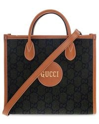 Gucci - Tote Bag With Script Logo - Lyst