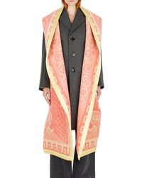 MERYLL ROGGE - Blanket Draped Buttoned Coat - Lyst