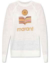 Étoile Isabel Marant - Logo-printed Crewneck Sweatshirt - Lyst