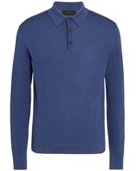 ZEGNA - Light 12Milmil12 Wool Polo Shirt - Lyst