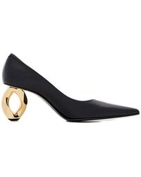 JW Anderson - Chain Heel Pointed Toe Pumps - Lyst