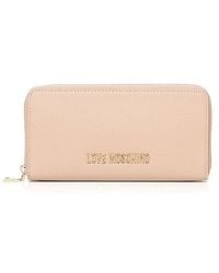 Love Moschino - Logo Lettering Zipped Wallet - Lyst
