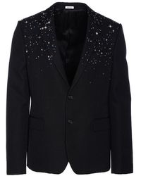 McQueen - Costellation Embroidered Single-Breasted Jacket - Lyst