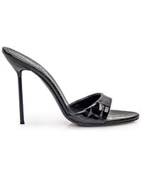 Paris Texas - Lidia Embossed High Stiletto Heel Sandals - Lyst