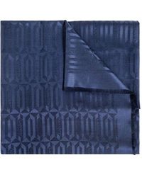 Lanvin - Abstract-Patterned Square Scarf - Lyst