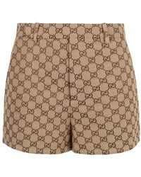 Gucci - Gg Canvas Shorts - Lyst