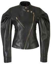 Chloé - Biker Leather Jacket - Lyst