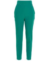 Liu Jo - Logo Plaque Cropped Trousers - Lyst