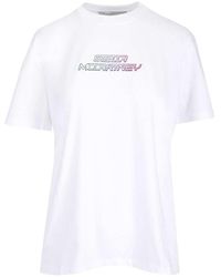 Stella McCartney - Logo Printed T-shirt - Lyst