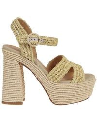 Castañer - Adriana Braided Platform Sandals - Lyst