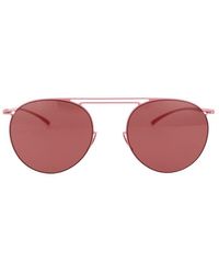 Mykita - X Maison Margiela Round Frame Sunglasses - Lyst