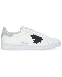 DSquared² - Logo Printed Lace-up Sneakers - Lyst