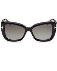 Tom Ford Cat-eye Frame Sunglasses - Black
