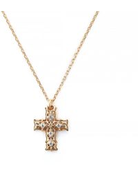 Emanuele Bicocchi - Diamond Large Cross Pendant Necklace - Lyst
