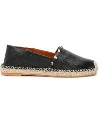 valentino black espadrilles