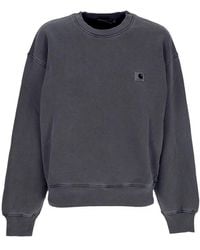 Carhartt - Logo Patch Crewneck Sweatshirt - Lyst