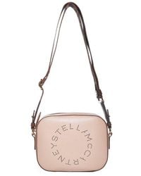 Stella McCartney Logo Perforated Mini Camera Bag - Pink