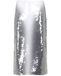 Sportmax - Smoke Toano Sequined Skirt - Lyst