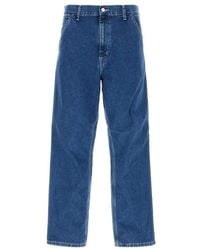 Carhartt - Simple Straight-leg Mid-rise Jeans - Lyst