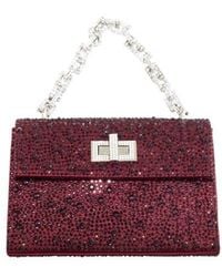 Gedebe - All-over Embellished Chained Clutch Bag - Lyst