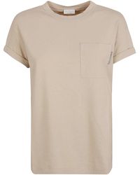 Brunello Cucinelli - Patched Pocket Plain T-Shirt - Lyst