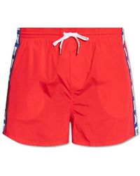 DSquared² - Swimming Shorts With Logo - Lyst