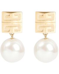 Givenchy 4g Pearl Earrings Jewelry - White