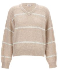 Brunello Cucinelli - Sequin Sweater - Lyst