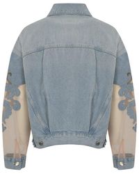 アウターその他 PINKO 'Dakar' denim jacket Blue Pinko 'Dakar' Denim Jacket in Blue | Lyst
