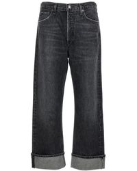 Agolde - 'Fran' Bootcut Jeans With Cuffs - Lyst