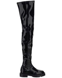 Givenchy - Black Patent Tall Boots - Lyst