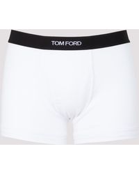 Tom Ford Logo Boxer Shorts - White