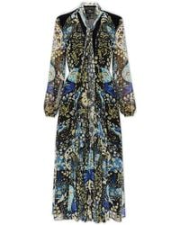 Etro - Floral-pattern Long Sleeved Dresses - Lyst
