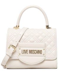 Love Moschino - Quilted Bag With Logo - Lyst