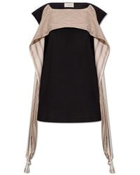 Lemaire - Top With Decorative Tie Detail, - Lyst