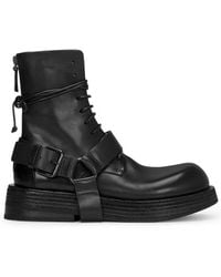 Marsèll Musona Lace-up Boots - Black