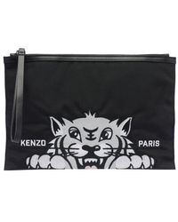 【送料&関税込】Kenzo Sac Duffle Bag Buy KENZO Black 'Kenzo 48H'' Large Duffle Bag in Nylon For