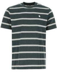 Carhartt - Striped Crewneck T-shirt - Lyst
