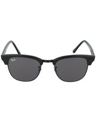 Ray-Ban - Clubmaster Square Frame Sunglasses - Lyst