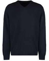 Roberto Collina - V-neck Knit Sweater - Lyst