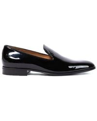 Gianvito Rossi - Jean Round Toe Loafers - Lyst