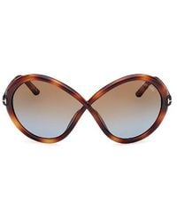 Tom Ford - Eyewear Oval Frame Sunglasses - Lyst