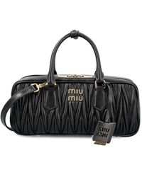 Miu Miu - Matelassé Zipped Handbag - Lyst