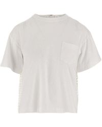 Sacai - Cotton T-Shirt - Lyst