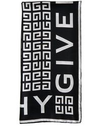 Givenchy - 4g Monogram Silk Scarf - Lyst