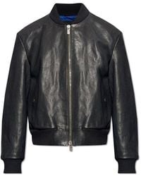 Burberry - Leather Jacket, - Lyst